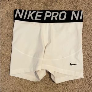 Nike Pro Spandex White